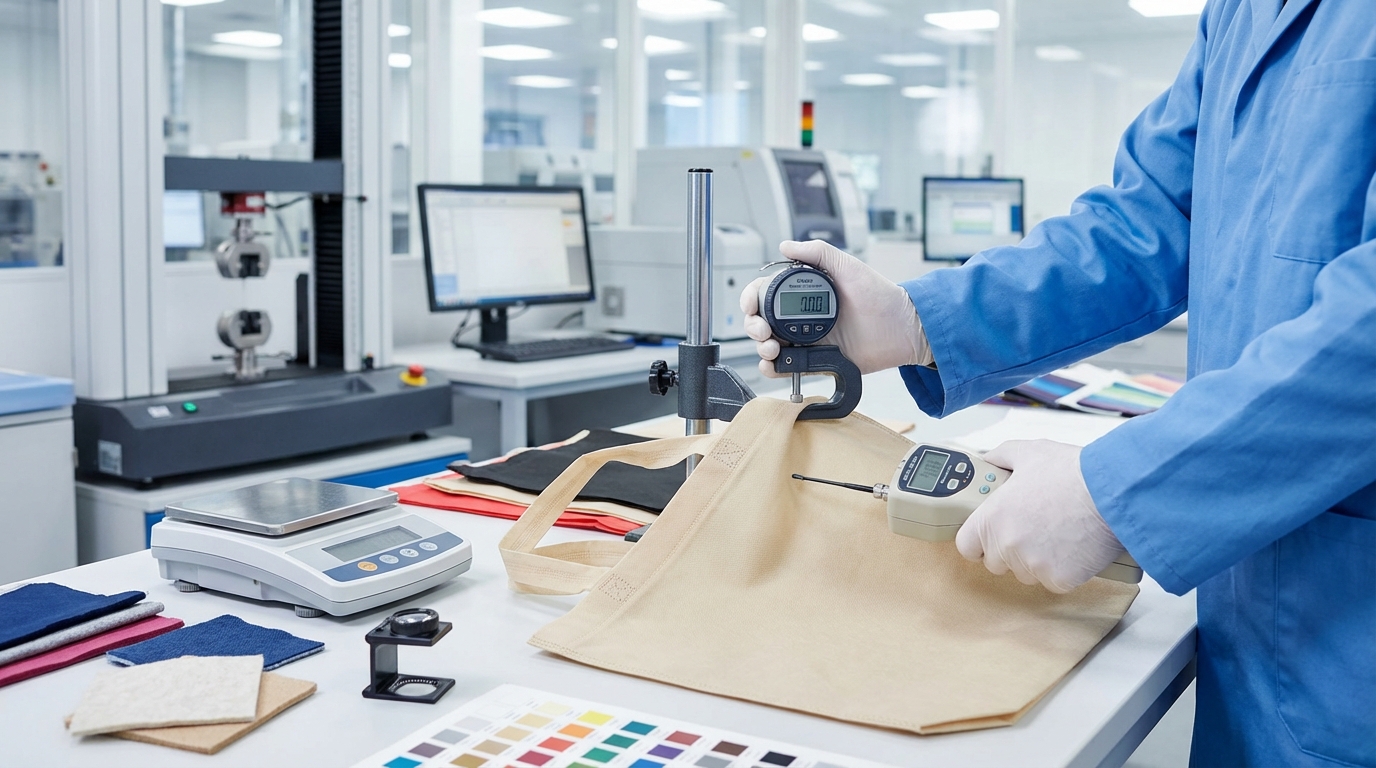 不織布袋品質檢驗標準：從原料到成品的完整把關流程
